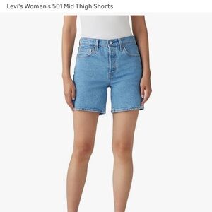 Levi's Women's Light Blue Jean Shorts